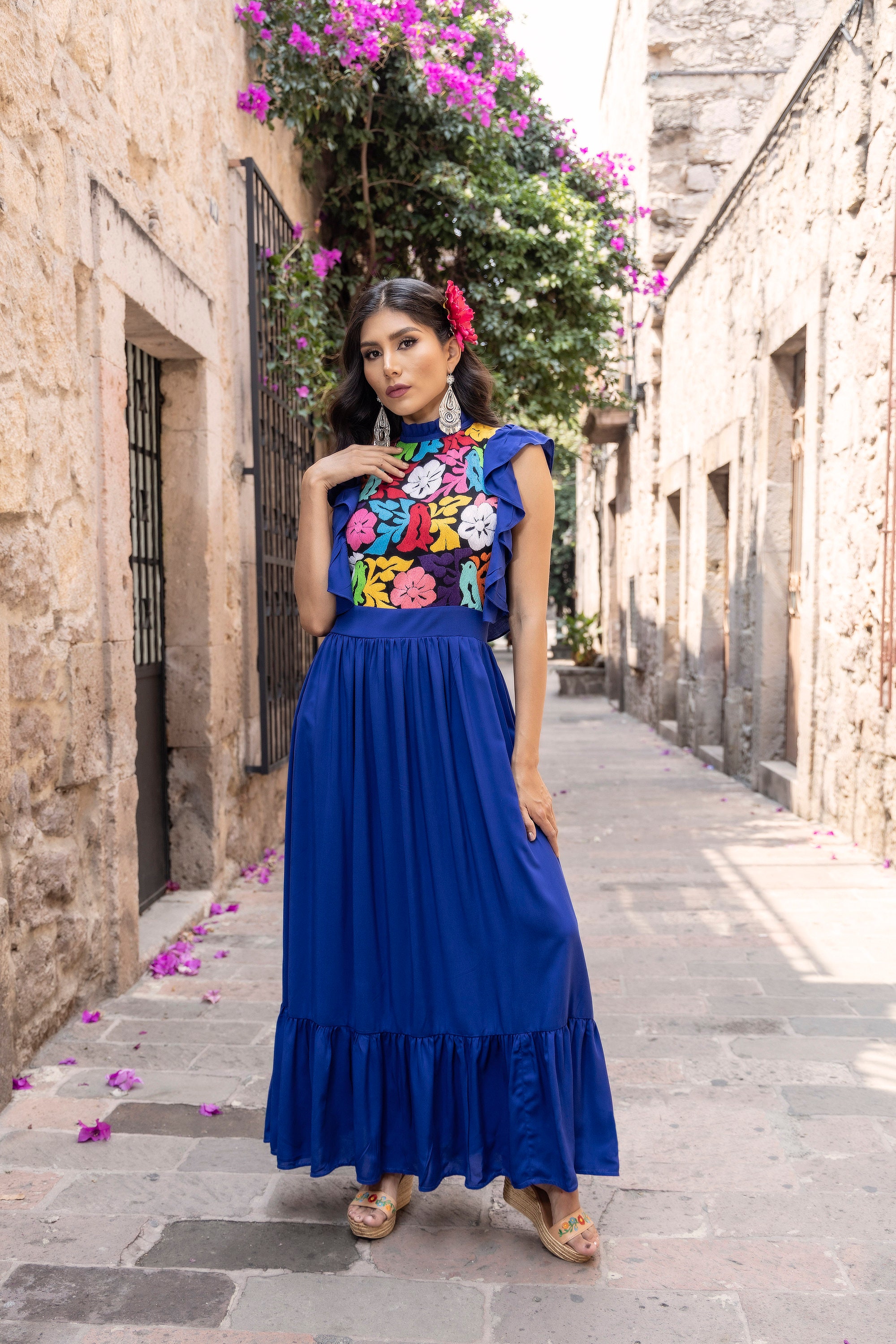 2025 Summer New Boho Sexy Maxi Dresses Sundress Plus Size Slip Modern Design Bohemian Mexican Dress Women Maxi Dresses Women